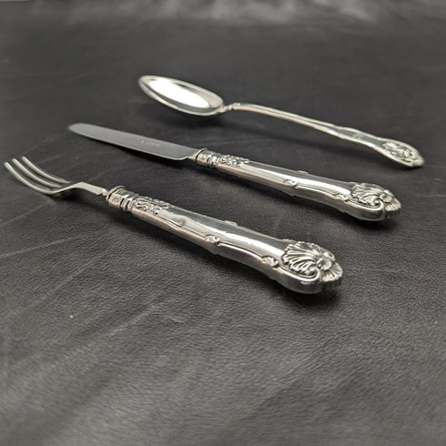 1832 British antique sterling silver cutlery set